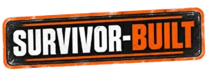 survivor-built stamp